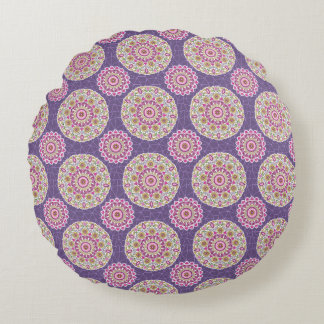 allover design round cushion
