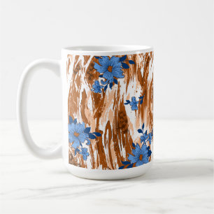 allover flowers coffee mug