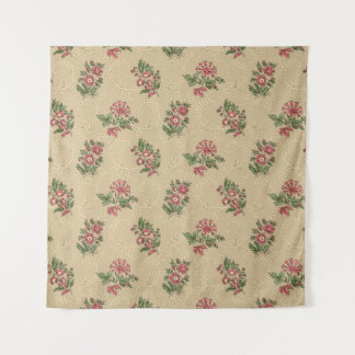 Allover multi motif flowers ornament Seamless patt Tapestry