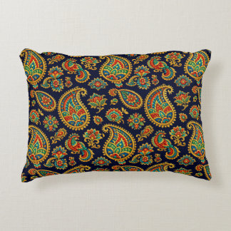 allover paisley  decorative cushion
