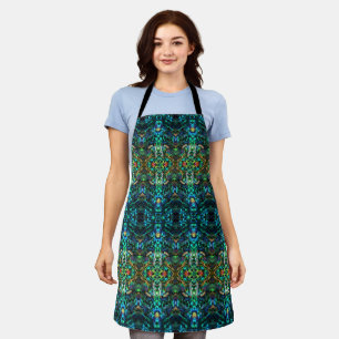Allover Print Apron Abalone