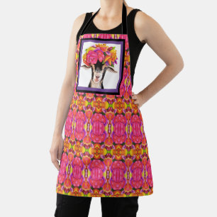 Allover Print Apron Posey the Goat