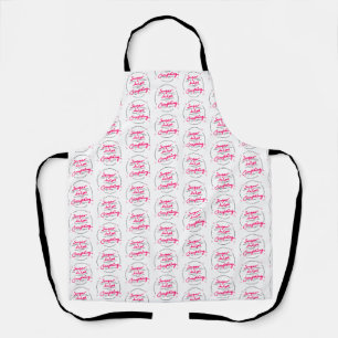 Allover Print Apron Sugar Helps Everything