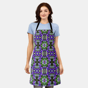 Allover Print Apron Wild Violets