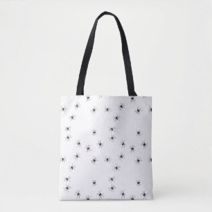 Allover Spiders Halloween Tote Bag