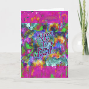 Allow Me To Pinch Myself! - Verse Inside Holiday Card
