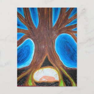 allowing grief postcard