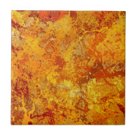 Alloy Orange and Amber Paint Splatter Abstract