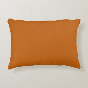 Alloy orange (solid colour) decorative cushion