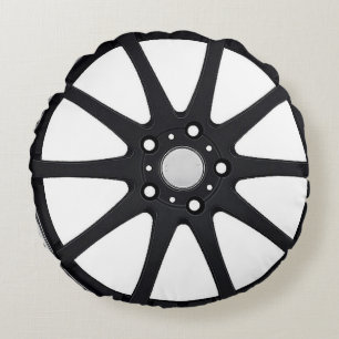 "Alloy Wheel" gifts and products Round Cushion