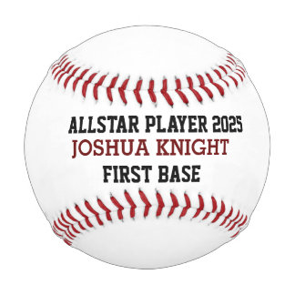 ALLSTAR Baseball Personalised Baseball Game Ball