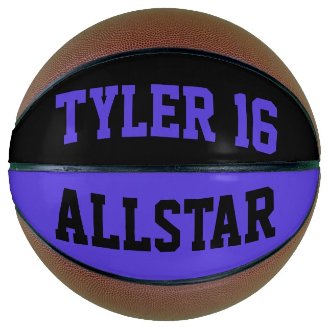 Allstar Black and Violet Basketball (Front)