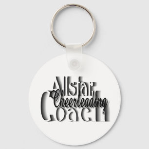 allstar cheerleading coach key ring