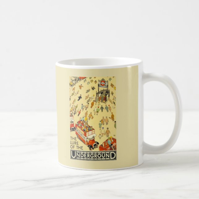 allure | London Vintage poster Coffee Mug (Right)