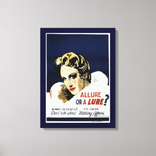 Allure or a Lure? Canvas Print