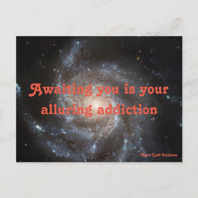 Alluring Addiction Postcard (Front)