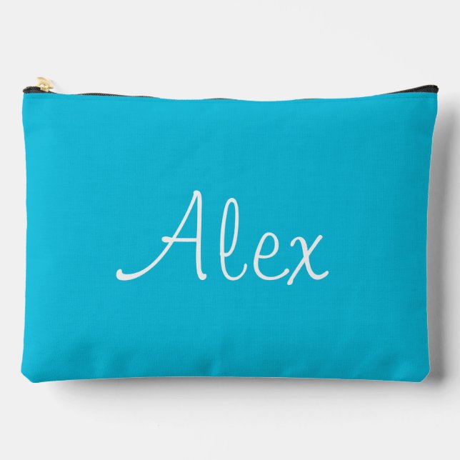 Alluring Aqua Accessory Pouch (Front)