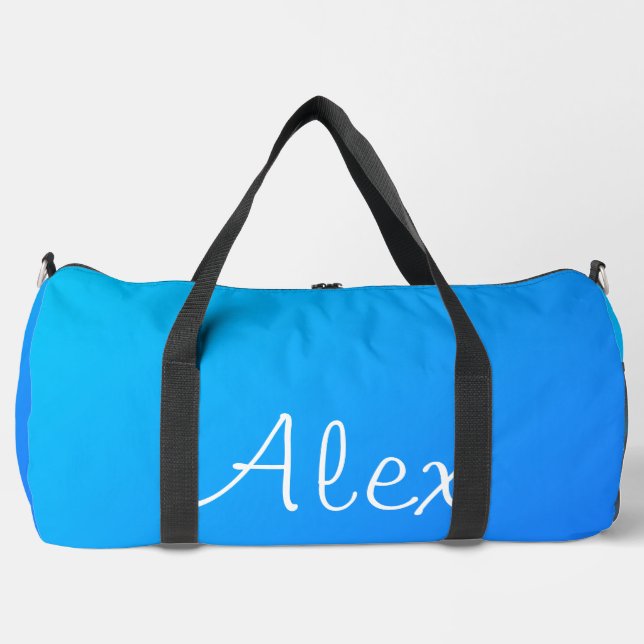 Alluring Aqua Duffle Bag (Front)