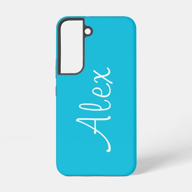 Alluring Aqua Samsung Galaxy S22 Case (Back)