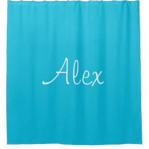 Alluring Aqua Shower Curtain