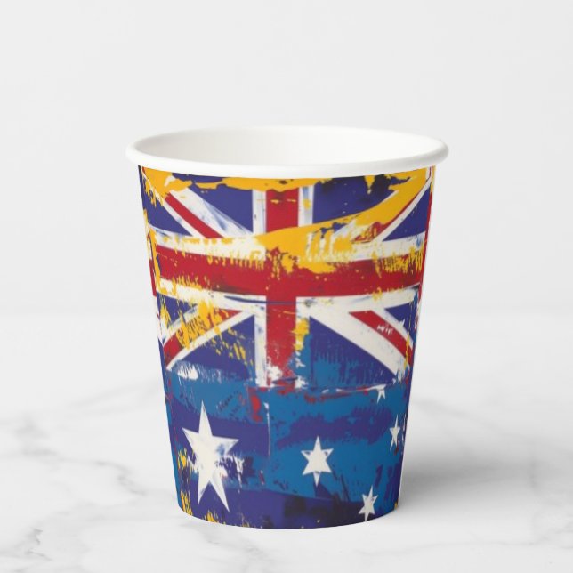 Alluring Australia Paper Cups (Back)