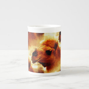 Alluring Camel Face Bone China Mug