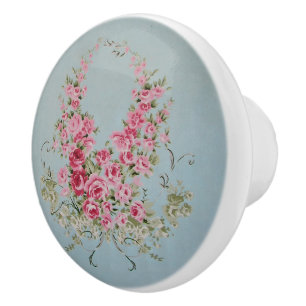 Alluring Flowers - Cabinet Knob