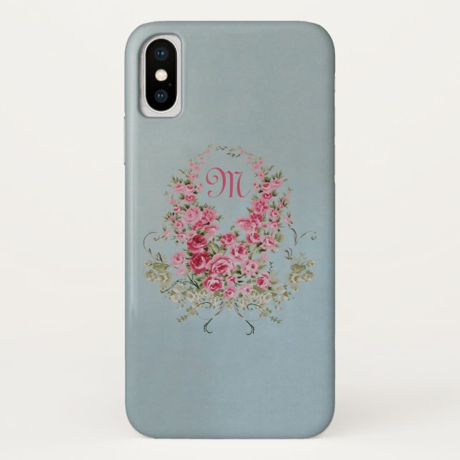 Alluring Flowers MONOGRAM (Brand Options) - Case-Mate iPhone Case (Back)