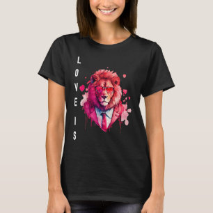 Alluring Love is With Heart Animal Valentine's day T-Shirt