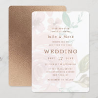 Alluring Rose Vintage Soft Pink Floral Wedding