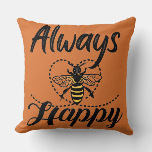 allways bee happy cushion