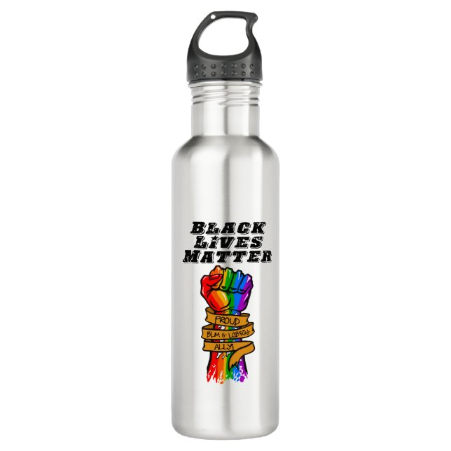 ALLY 100% to the ACLU 710 Ml Water Bottle (Front)