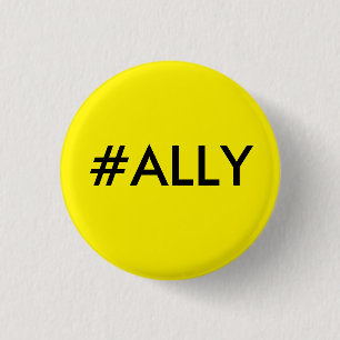#ALLY 3 CM ROUND BADGE
