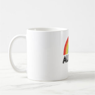 Ally AF Gay Pride LGBT Flag Gift Coffee Mug