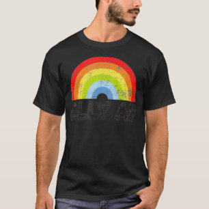 Ally AF Gay Pride LGBT Flag Gift  T-Shirt