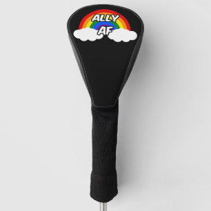 Ally AF I - LGBTQ Flag Gay Trans Queer Pride Golf Head Cover