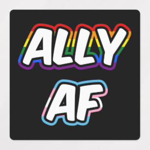 Ally AF II - LGBTQ Flag Gay Trans Queer Pride