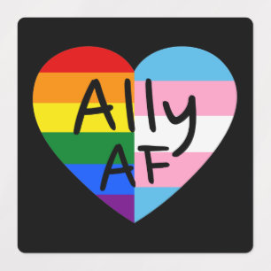 Ally AF III - LGBTQ Flag Gay Trans Queer Pride