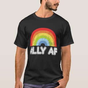 Ally Af Straight Ally Gender Equality Lgbt T-Shirt
