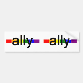 ally bumper sticker