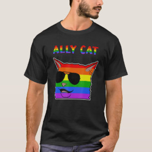 Ally Cat Memes  Smudge The Cat Lgbtq T-Shirt