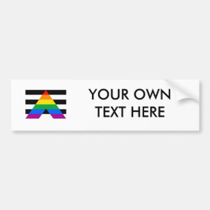 ALLY FLAG ORIGINAL -.png Bumper Sticker