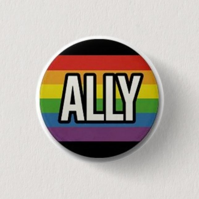 Ally Pride button (Front)