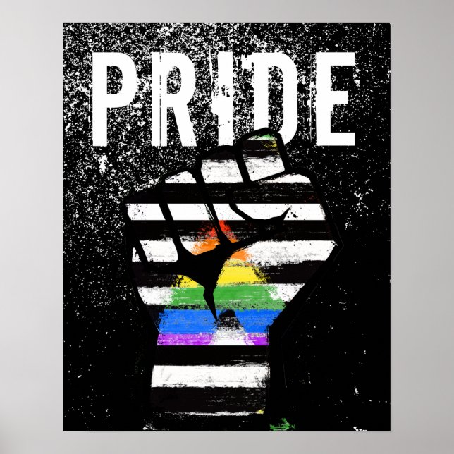 Ally Pride Fist Poster (Front)