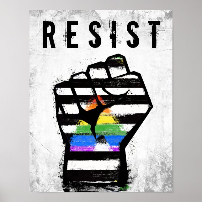 Ally Pride Fist Poster (Front)