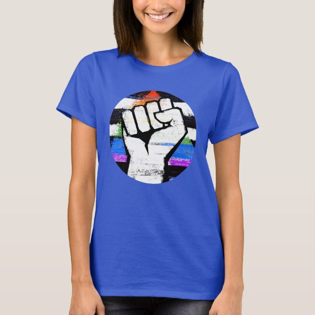 Ally Pride Fist T-Shirt (Front)