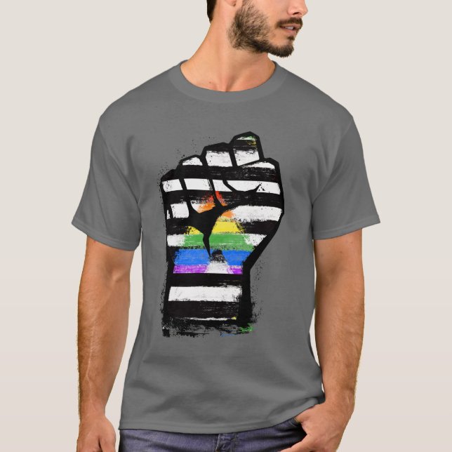 Ally Pride Fist T-Shirt (Front)