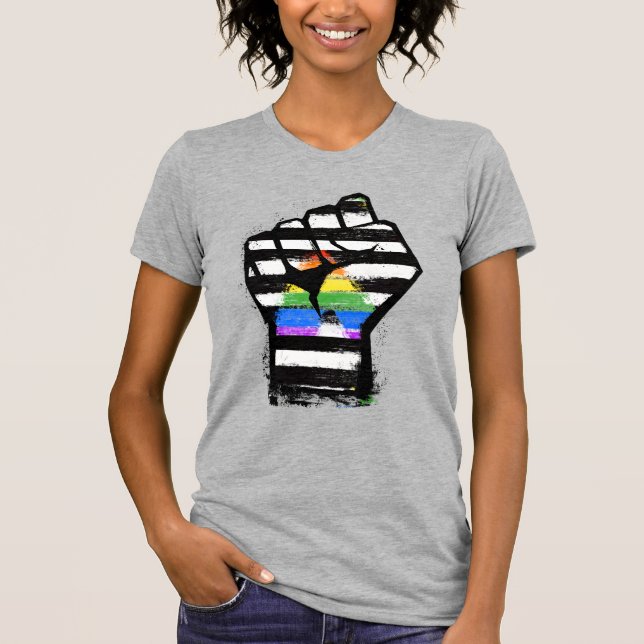 Ally Pride Fist T-Shirt (Front)