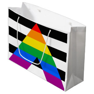 Ally Pride Flag Large Gift Bag