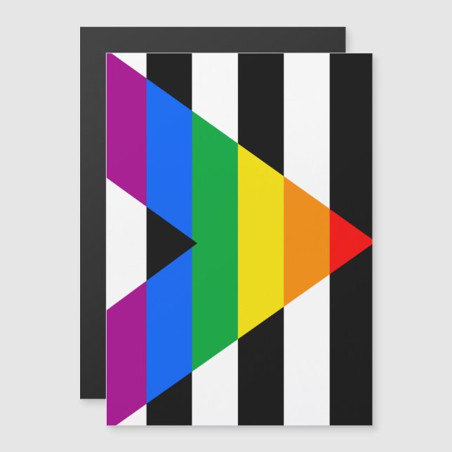 Ally Pride Flag Magnetic Invitation (Front/Back)